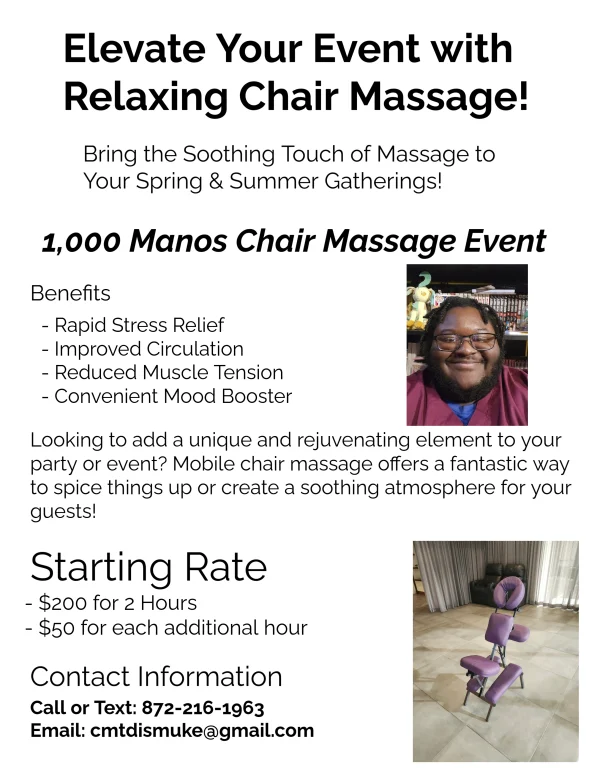 Massage Chair Events