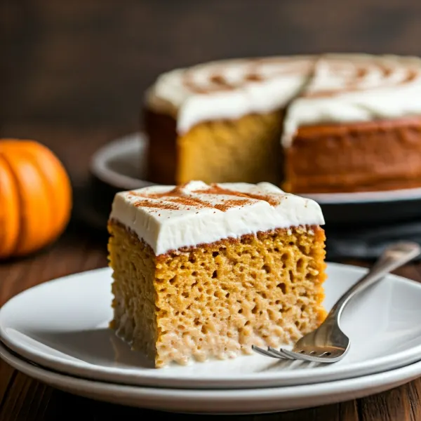 Pumpkin Tres Leches cake