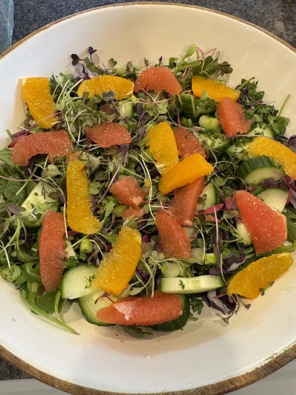 Arugula citrus salad