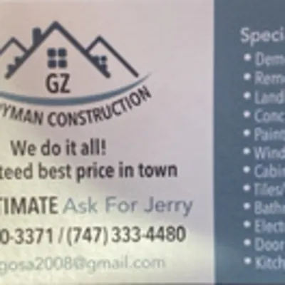 Jerry's Handyman Services - Unlicensed Contractor