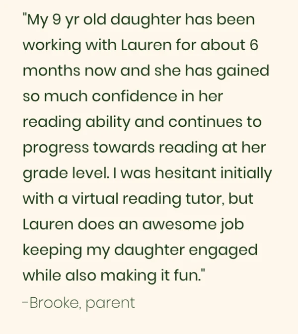Parent review