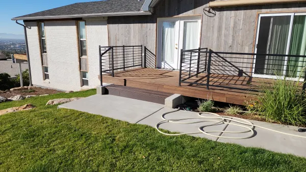 Front Door Deck