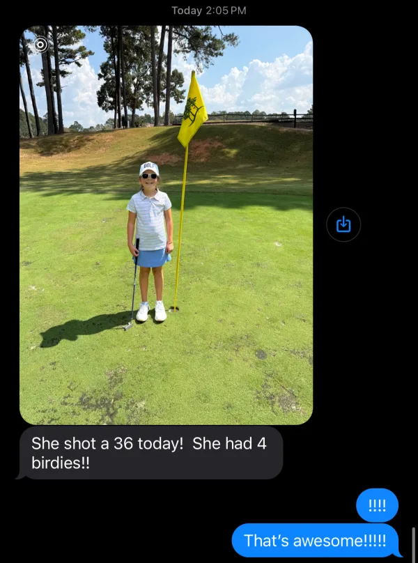Messages from parents