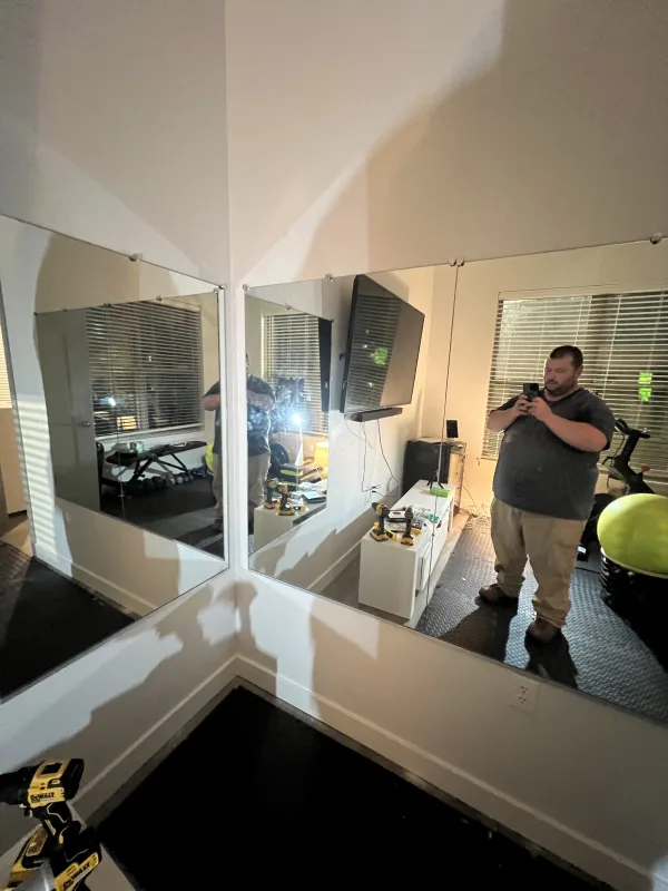 Three mirrors I hang up!