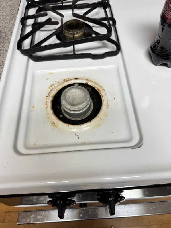 Dirty stove