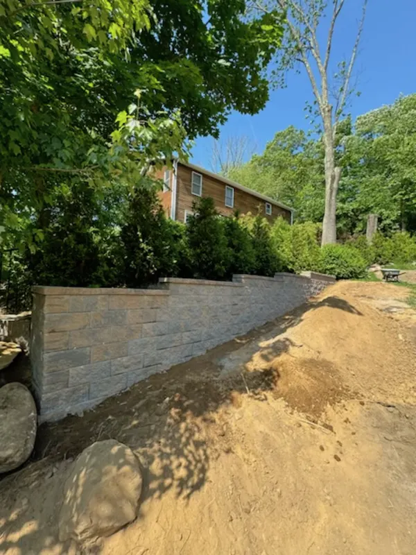 New Retaining Wall