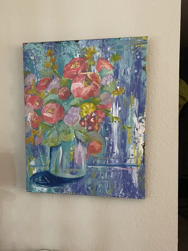 Modern impressionist style on canvas