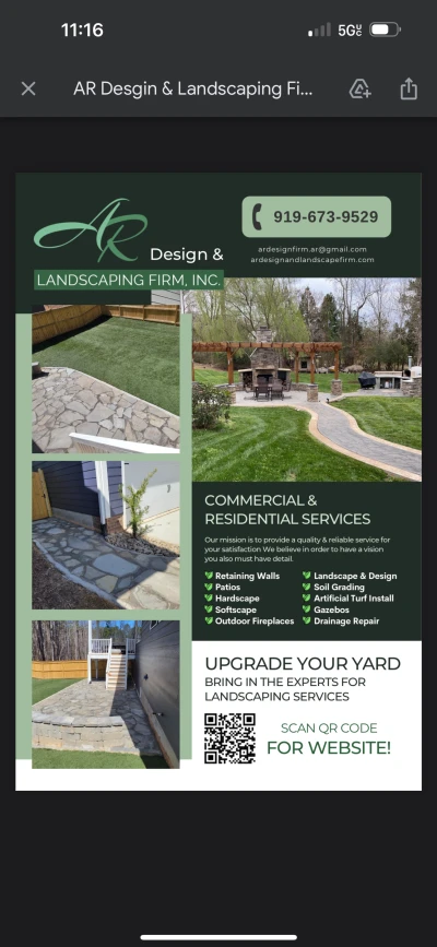 AR Design N Landscaping Firm Inc