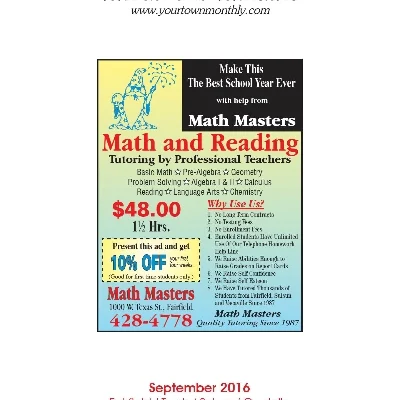 Math Masters Learning Centers, Inc.