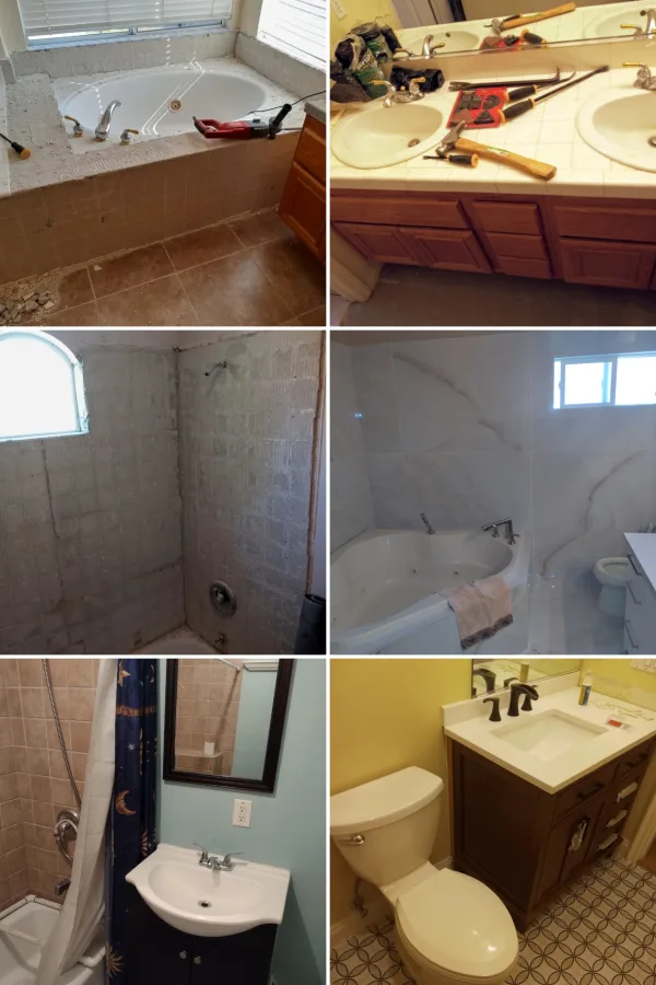 Bathroom remodels