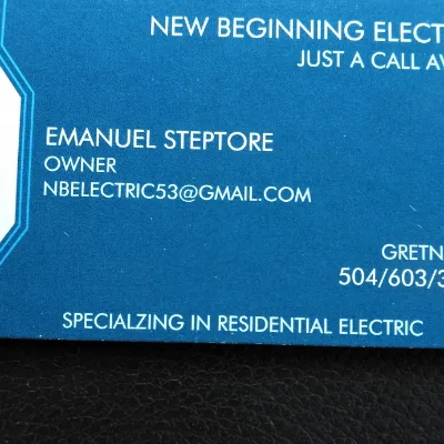 New Beginning Electric