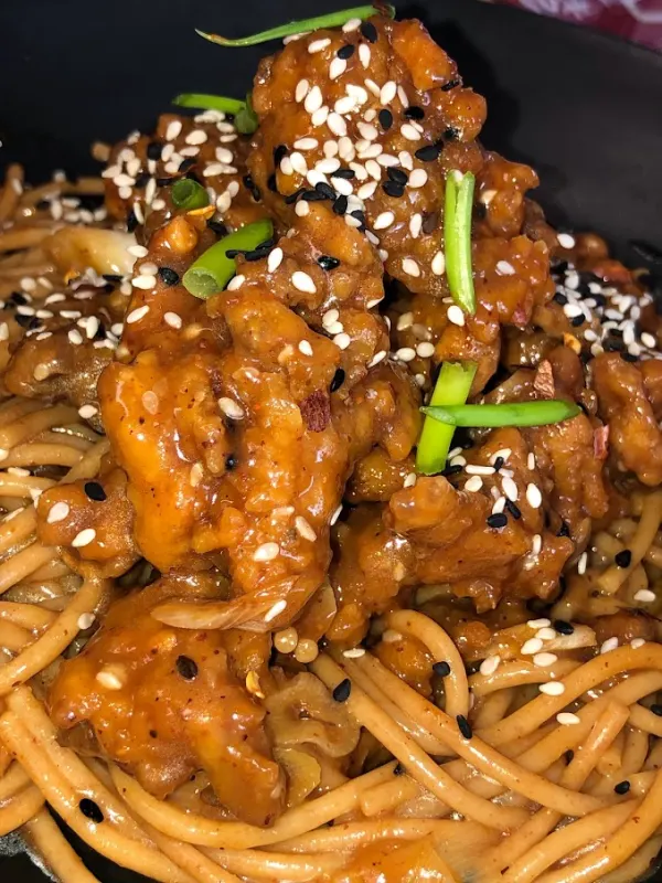 Ginger Lime Oyster Mushroom Lo Mein