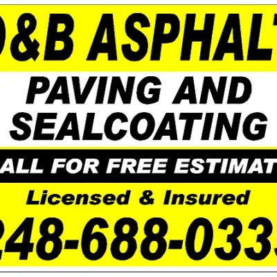 D & B Asphalt Paving And Sealcoating 