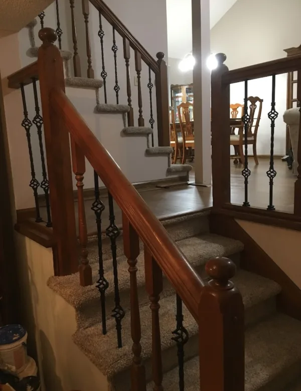 Redesign spindles and install
