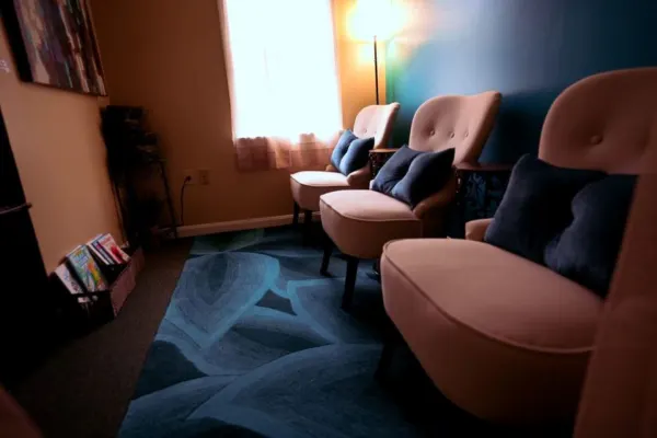 Calm and relaxing waiting room