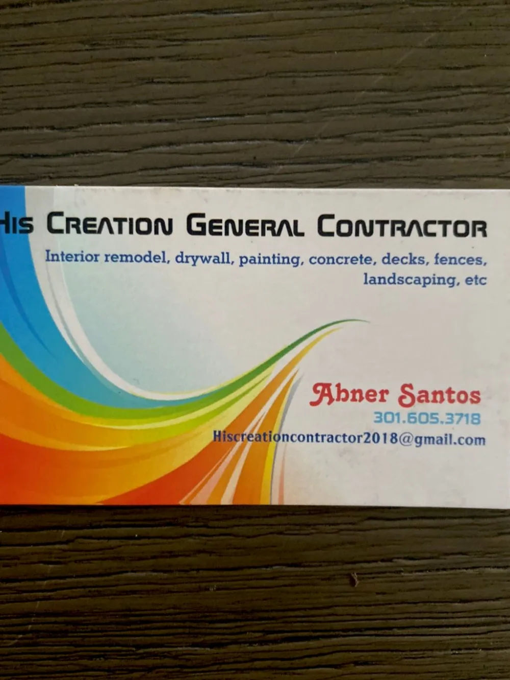 His Creation General Contractor, Inc.