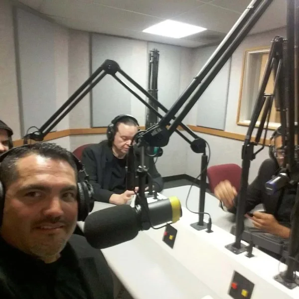 At KXLU Alma del Barrio Radio in LA