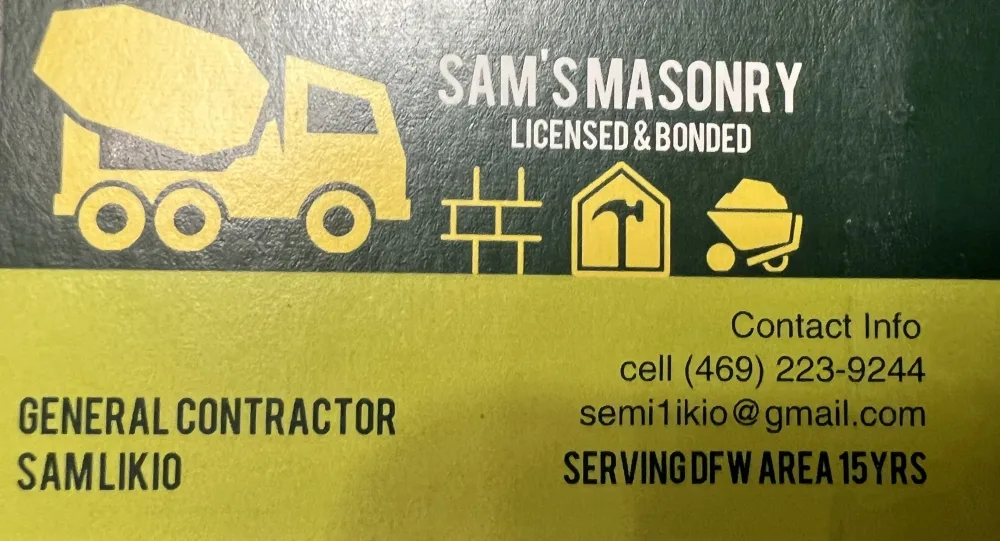 Sam's Masonry