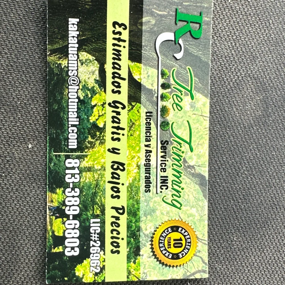 RC Tree Trimming Service, Inc.