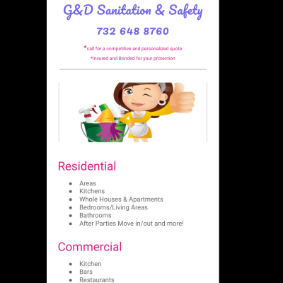 DSV LLC DBA G&D Sanitation Sevices