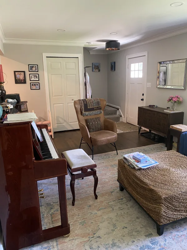 Front room lesson space