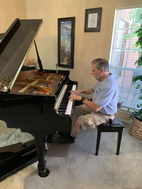 getting Piano tuned!