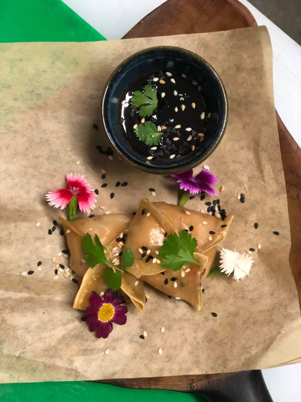 Seafood dumplings 