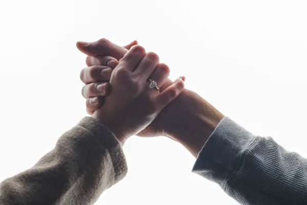 Couple ring shot