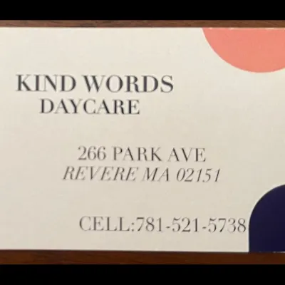 Kind Words Daycare