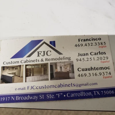 FJC Custom Cabinets &remodeling 