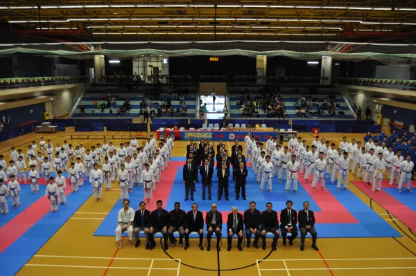 An international training event pictures the most senior practitioners of our organization (front row) who ensure our training remains traditional, authentic, and correct. 