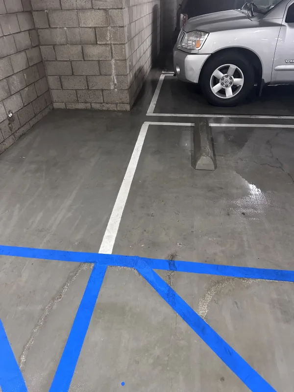 Pressure Wash Parking Garage