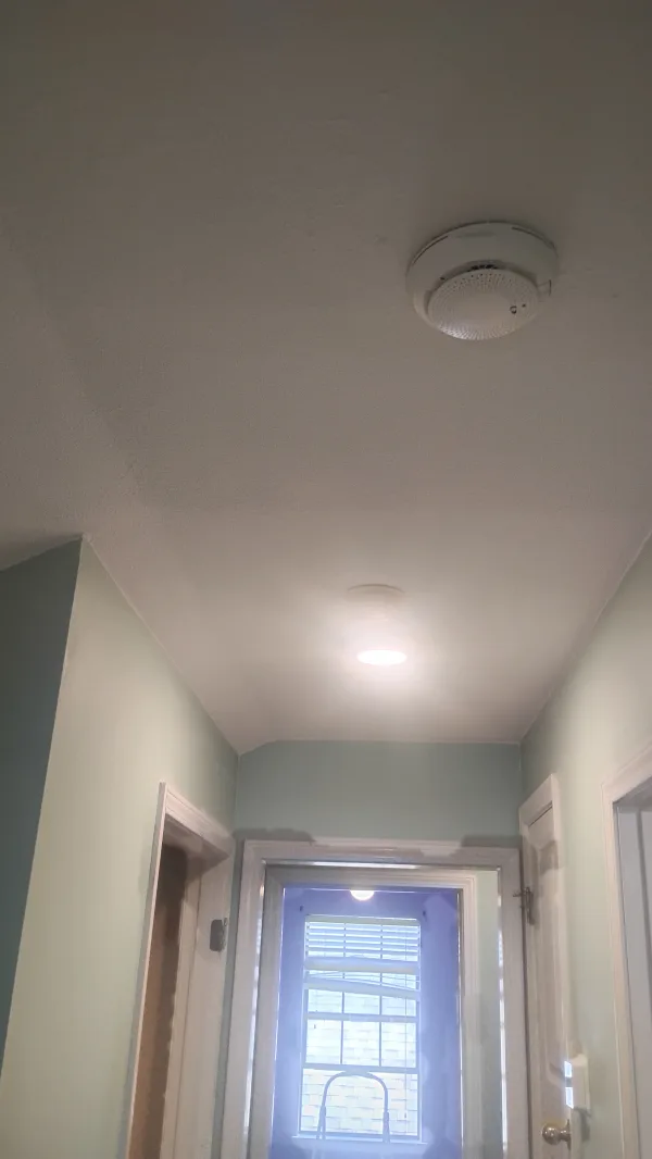 Replace popcorn ceiling with new knock down texture and paint