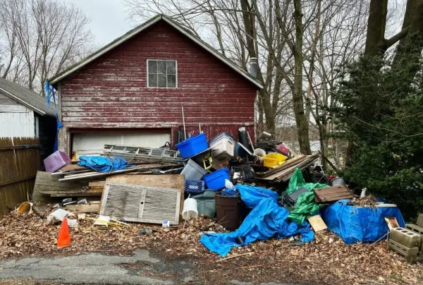 Residential yard cleanup