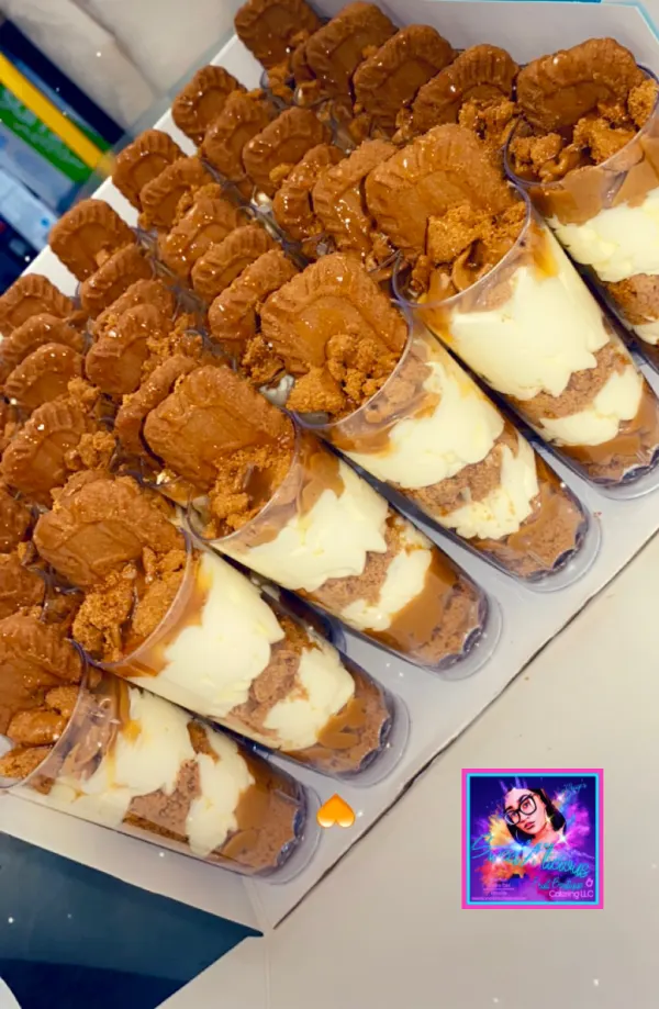 Biscoff cheesecake shooters