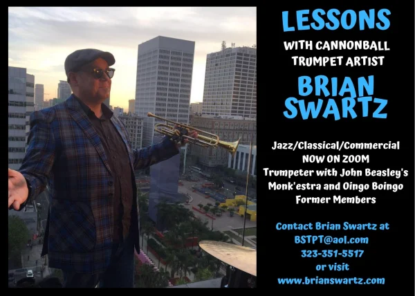 Lessons with Pro Trumpeter Brian Swartz