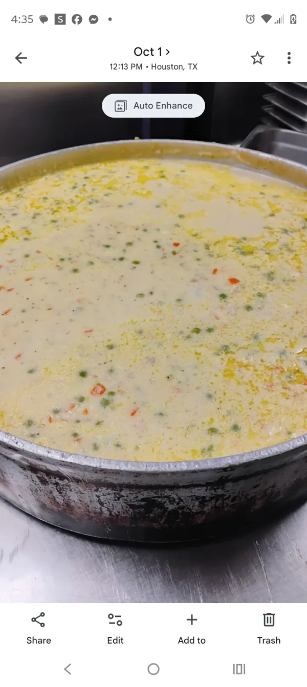 Scratch chicken pot pie filling