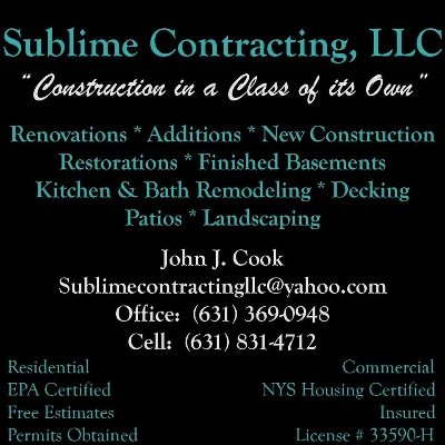 Sublime Contracting, LLC