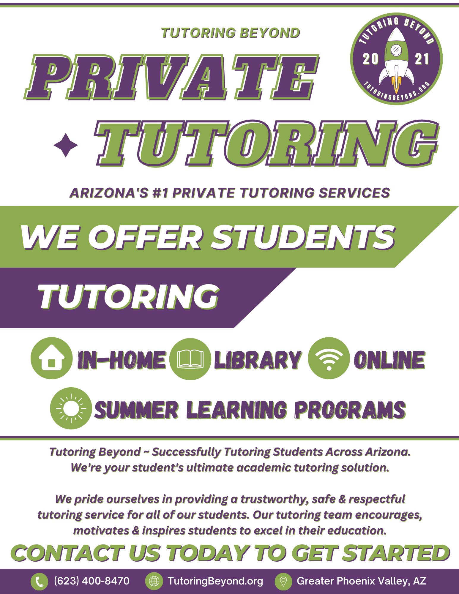 Our Tutoring Services