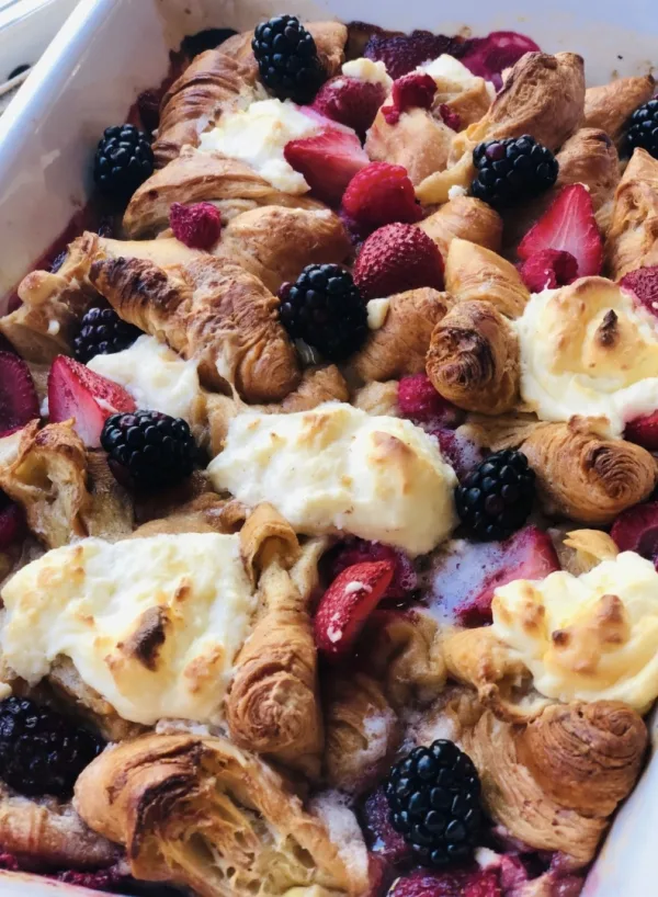 Berries & Creme French Toast Bake