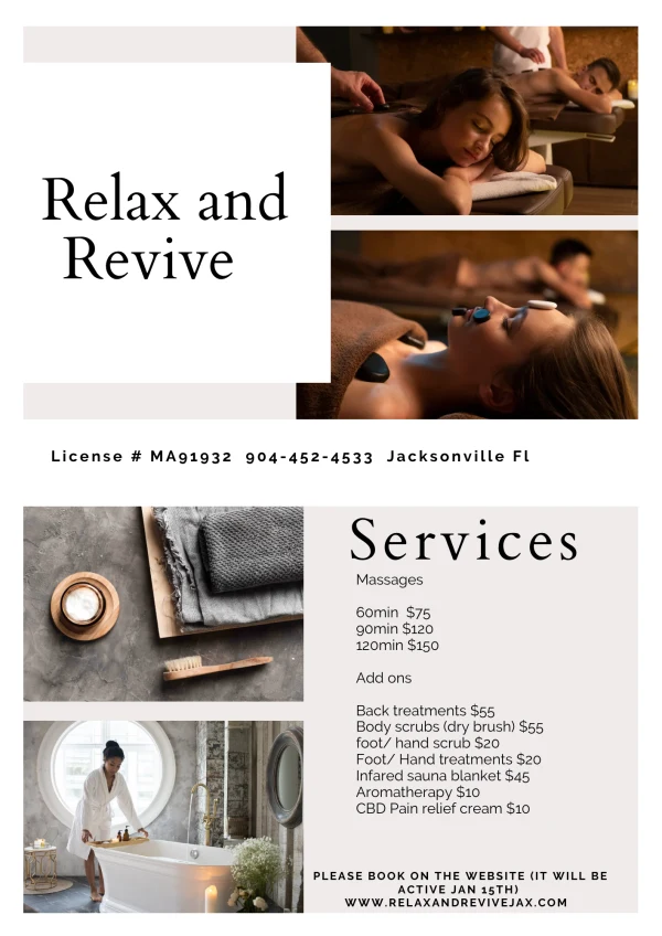 Services and prices