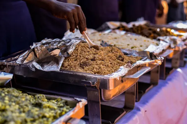 African Menu Buffet