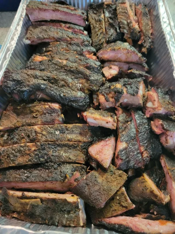 Tray of Pork Ribs