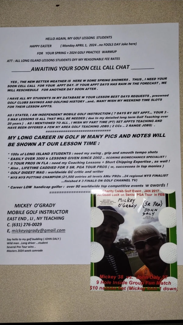 Spring 2024 student notette