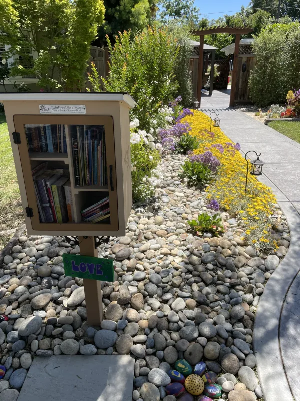 Entrance to Tanya’s Learning Garden. 