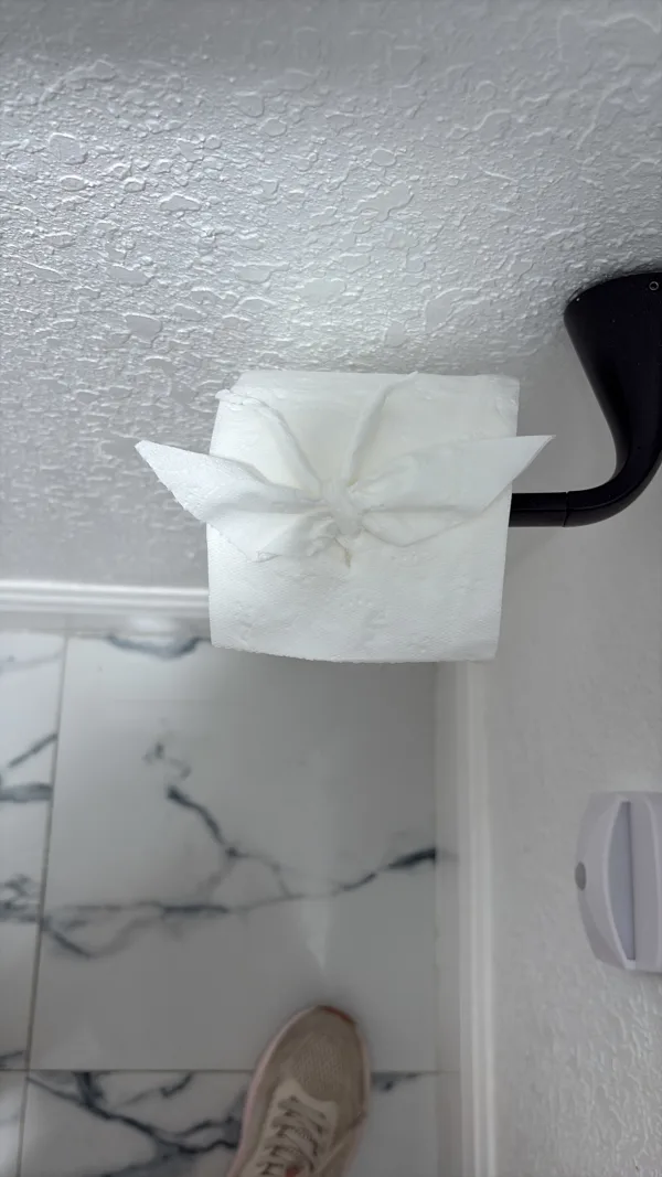 Detalles en el papel de baño