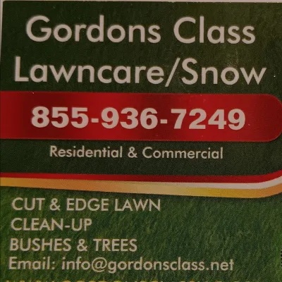 Gordons Class Lawncare, Snow Removal & Painting
