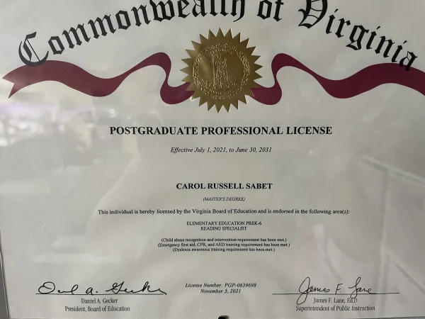 Teaching License