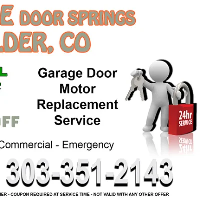 Garage Door Springs Boulder