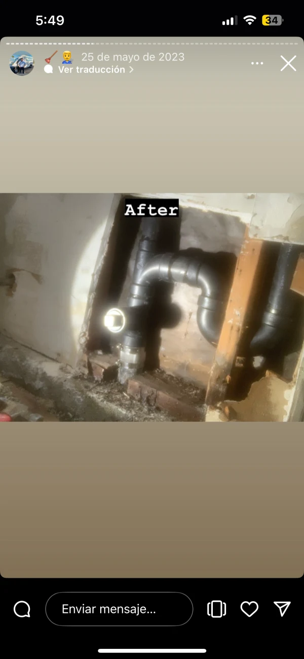 Clean out repair 